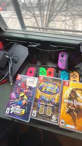 Nintendo Switch with Neon Blue and Neon Red Joy-Con - Image 3