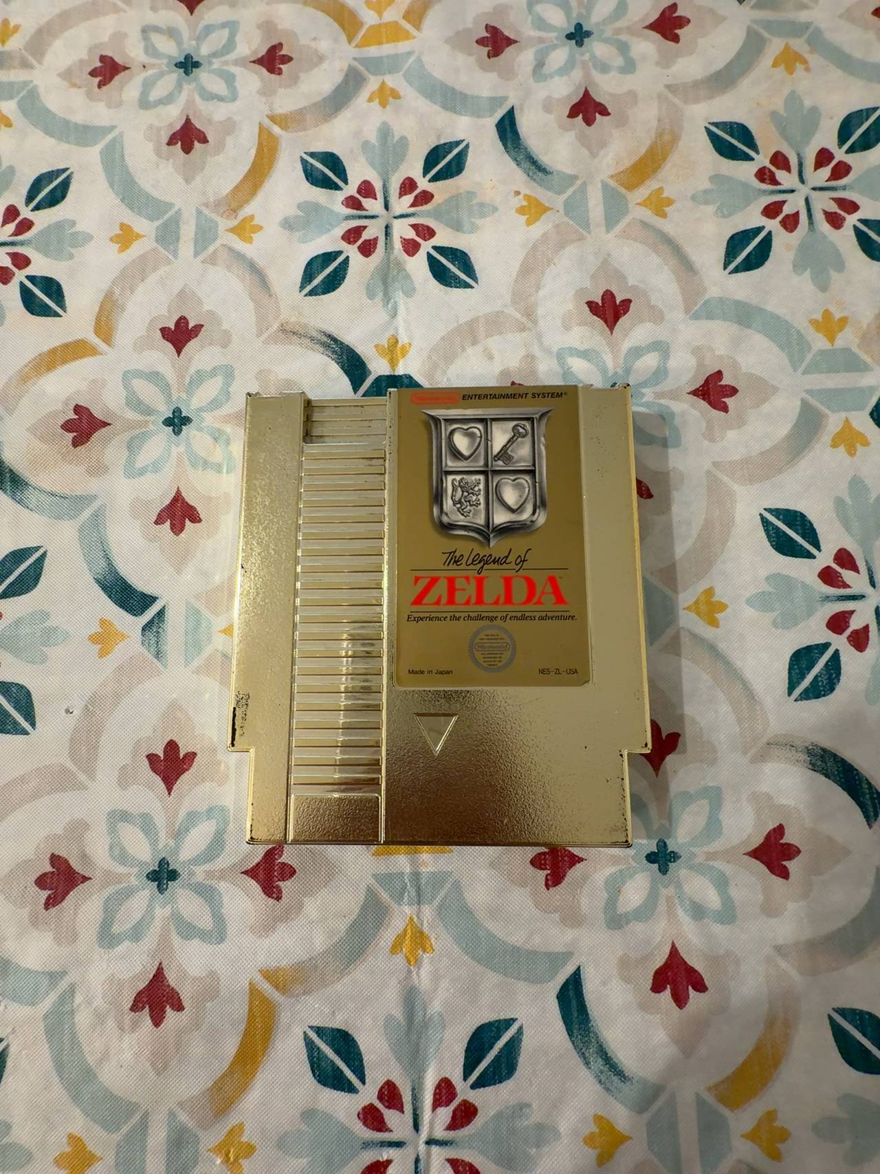The Legend of Zelda NES Gold Cartridge