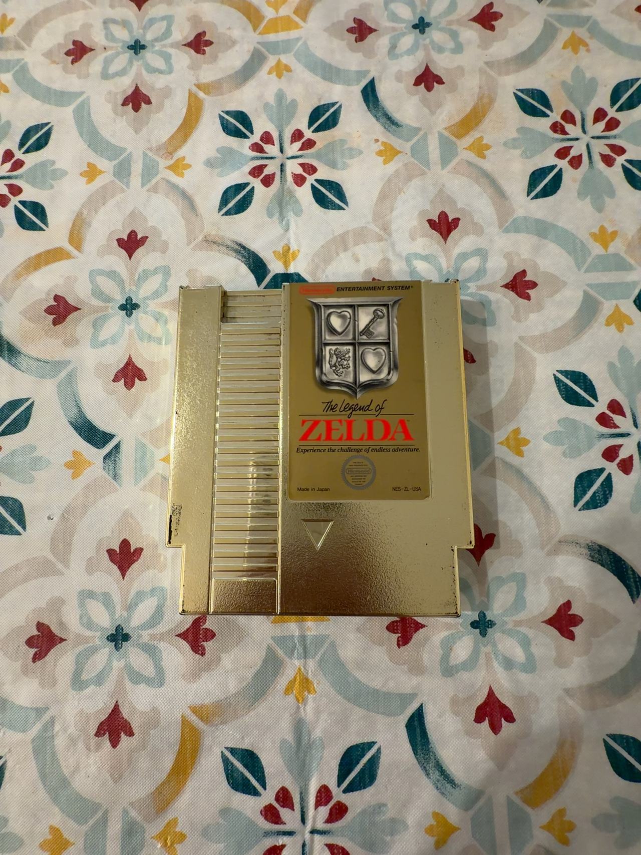 The Legend of Zelda NES Gold Cartridge