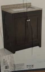 Glacier Bay Delridge 24 in. Vanity Combo in Chocolate - Image 2