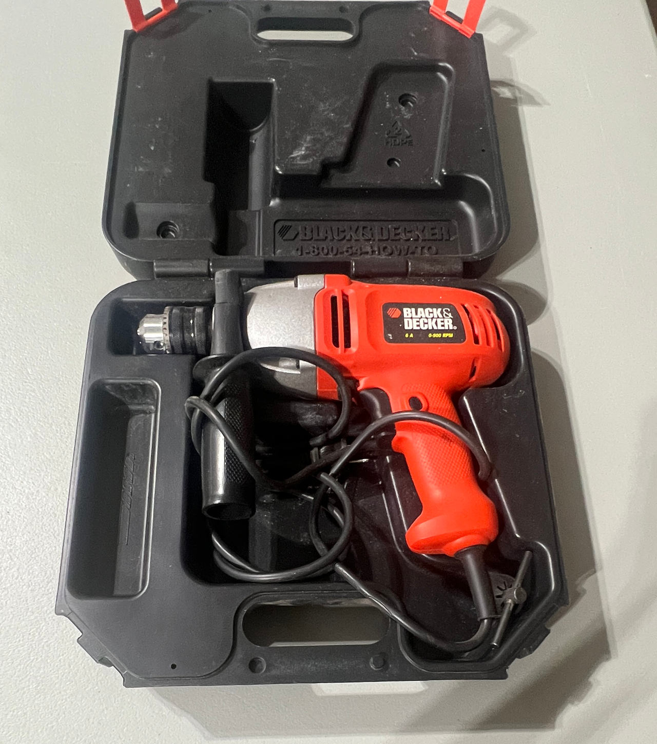 Black & Decker DR550 6.0 Amp 1/2" Hammer Drill