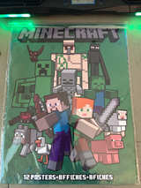 Minecraft 12 Poster Book Set - Image 1