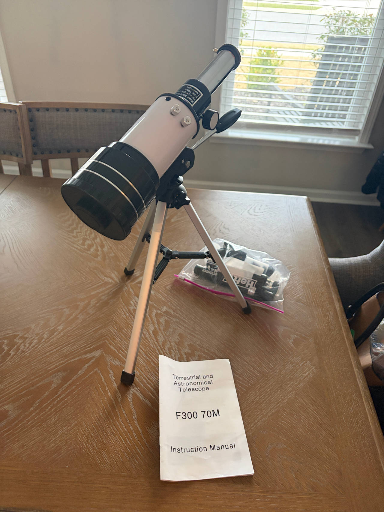 F30070M 70mm Aperture 300mm Focal Length Telescope