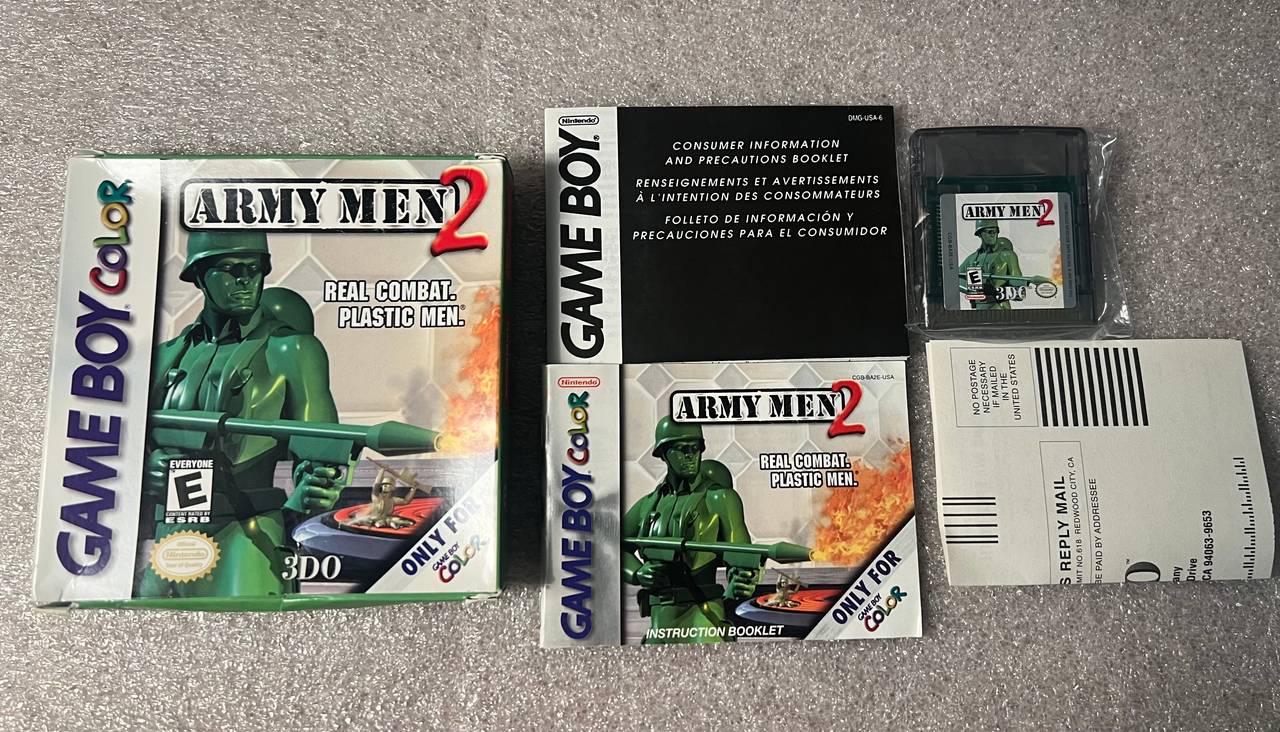 Army Men 2 (Game Boy Color) CIB