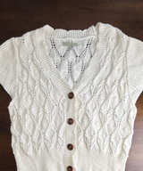 Ryegrass Short Sleeve Pointelle Cardigan large - Image 1