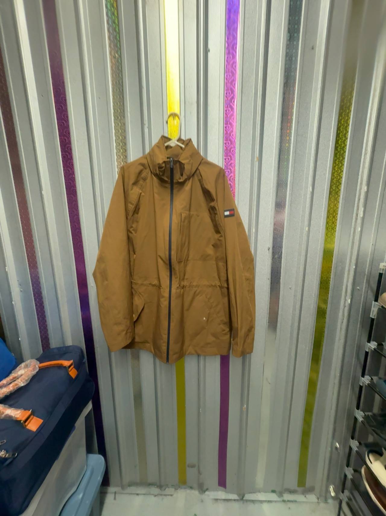 Tommy Hilfiger Essential Rain Jacket Potters Clay XXL