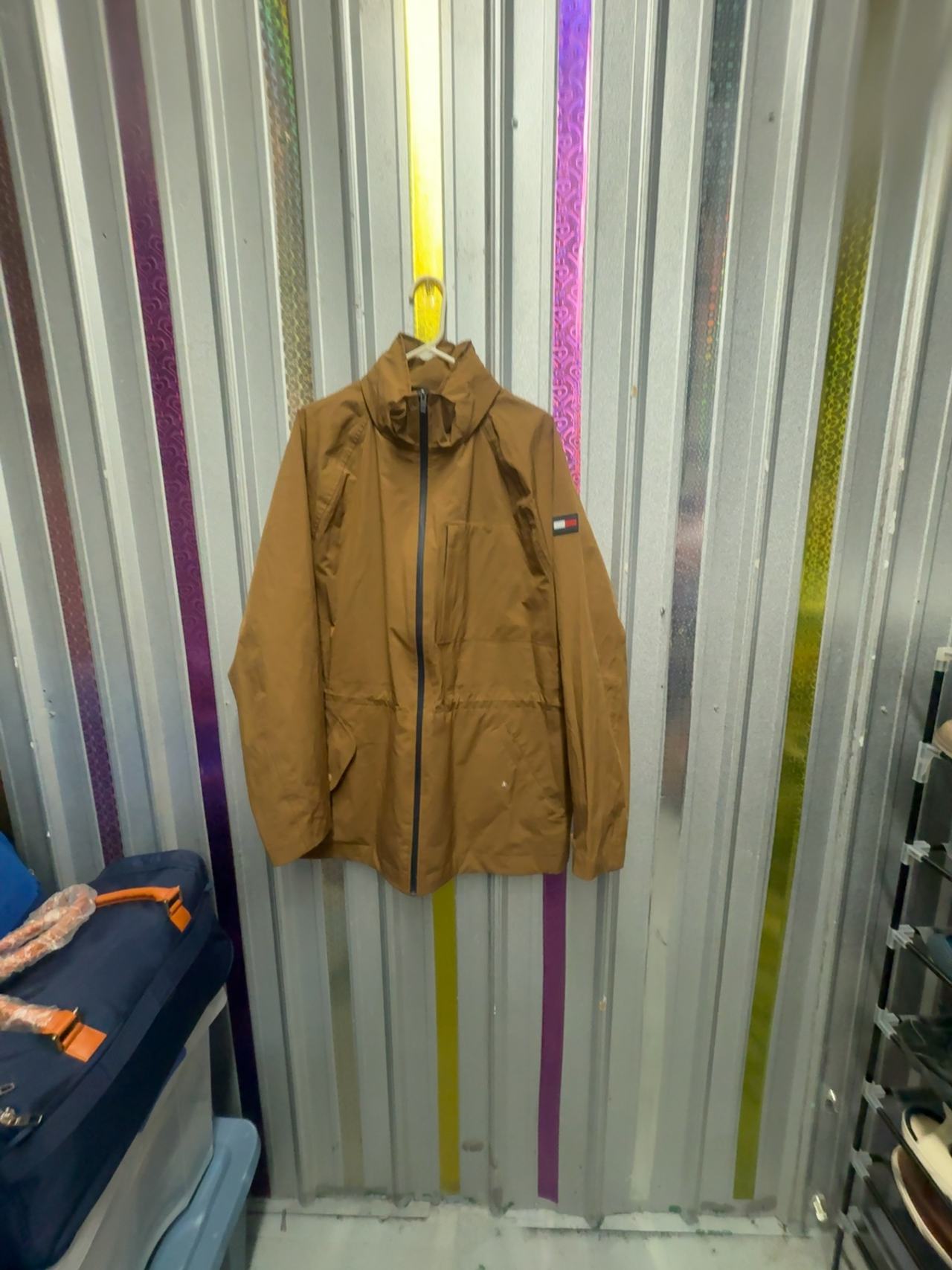 Tommy Hilfiger Essential Rain Jacket Potters Clay XXL