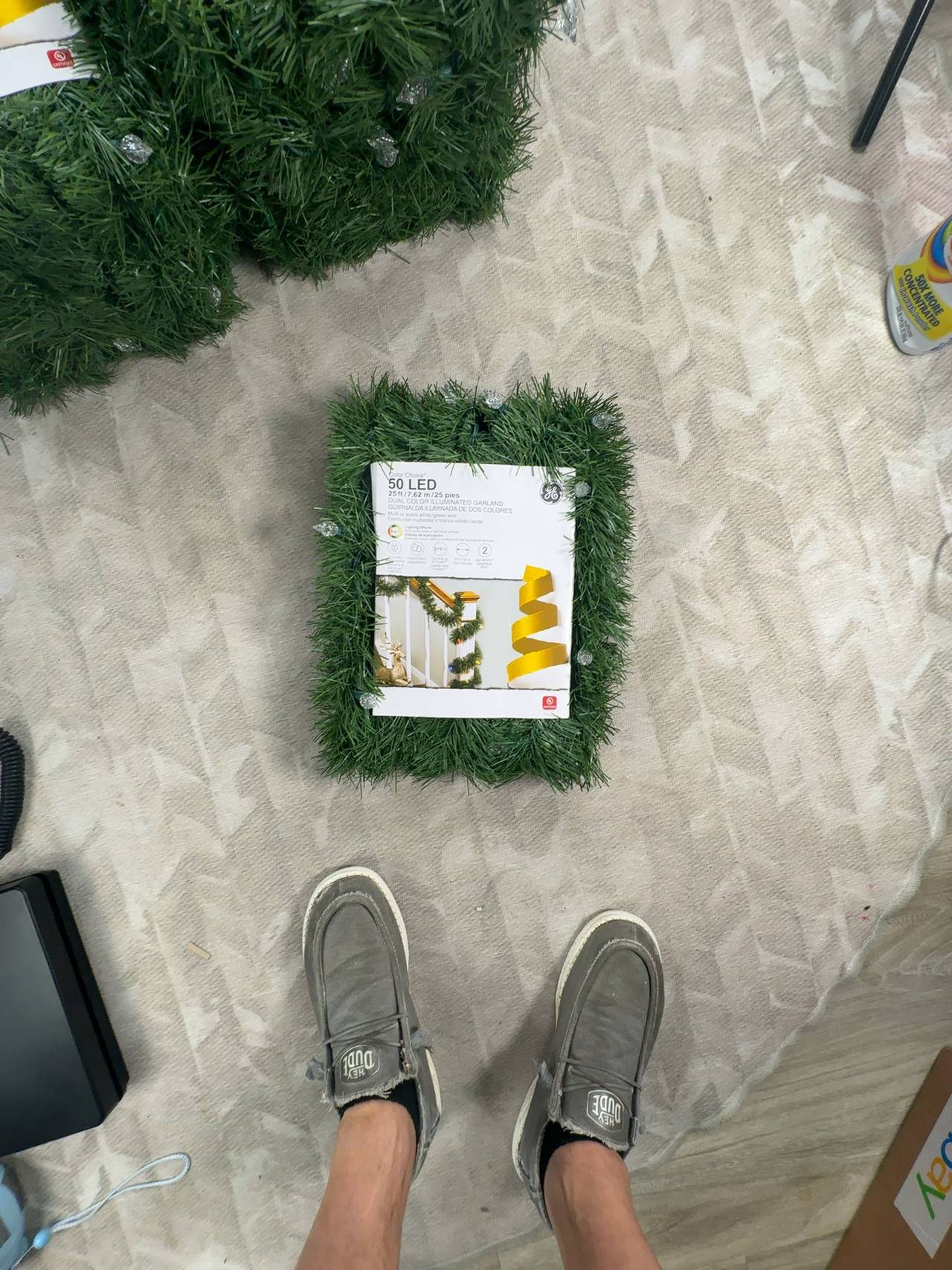 GE 50 StayBright LED 25 ft Illuminated Garland Multicolor Lights