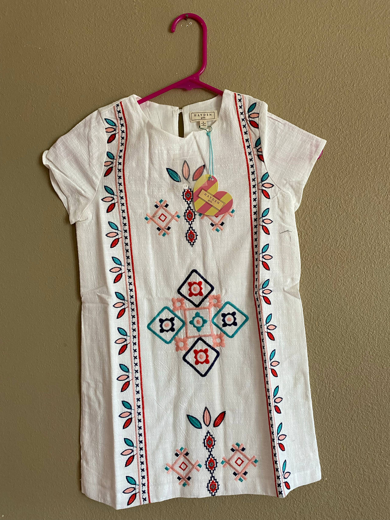 Hayden Girls Embroidered Shift Dress