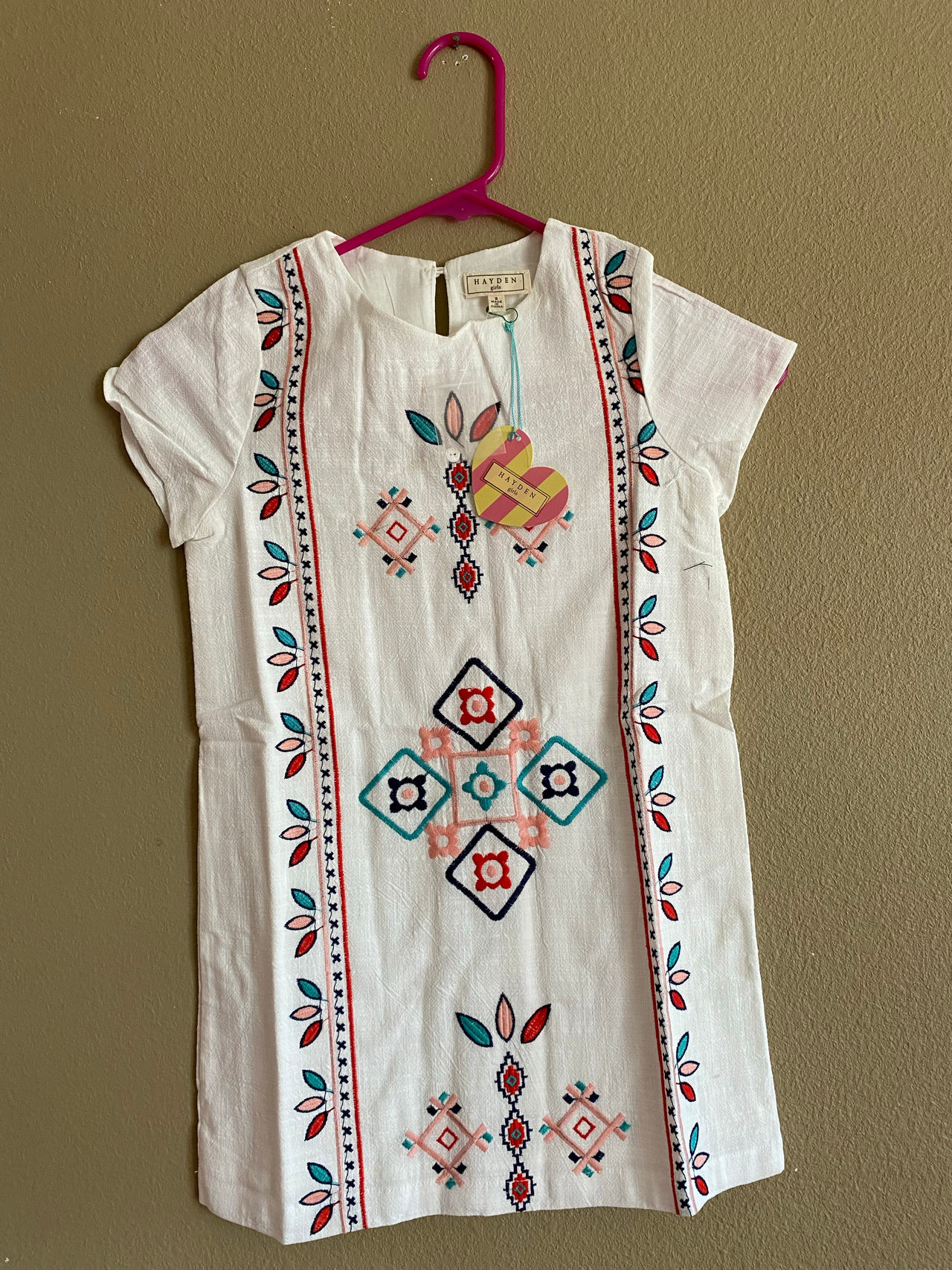 Hayden Girls Embroidered Shift Dress