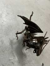 Handcrafted Metal Dragon Sculpture - Image 8