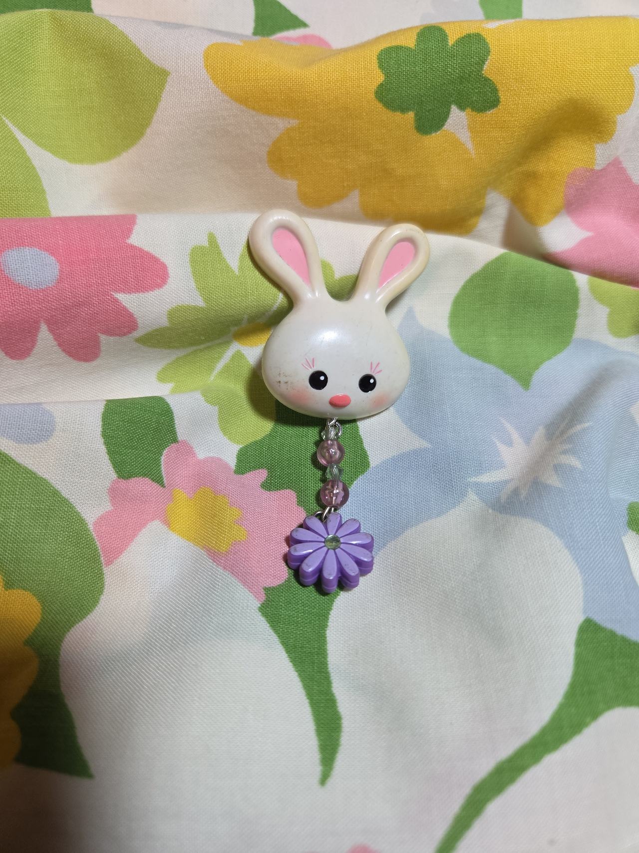 Vintage Bunny Rabbit Charm Pin