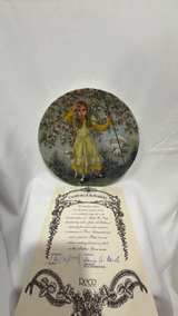 Reco John McClelland Mother Goose Little Bo Peep Collector Plate with COA - Image 2