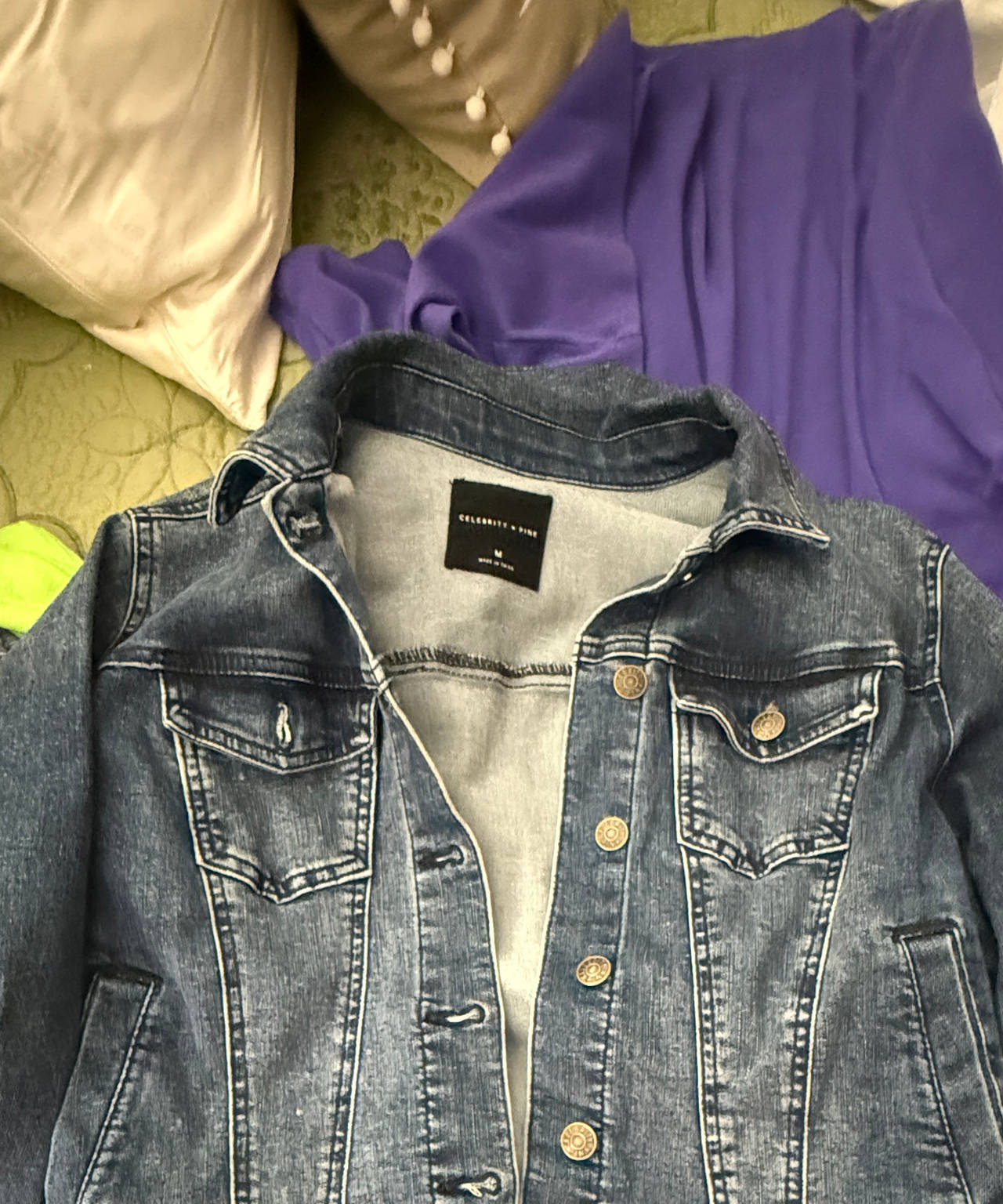 Celebrity Pink Denim Jacket