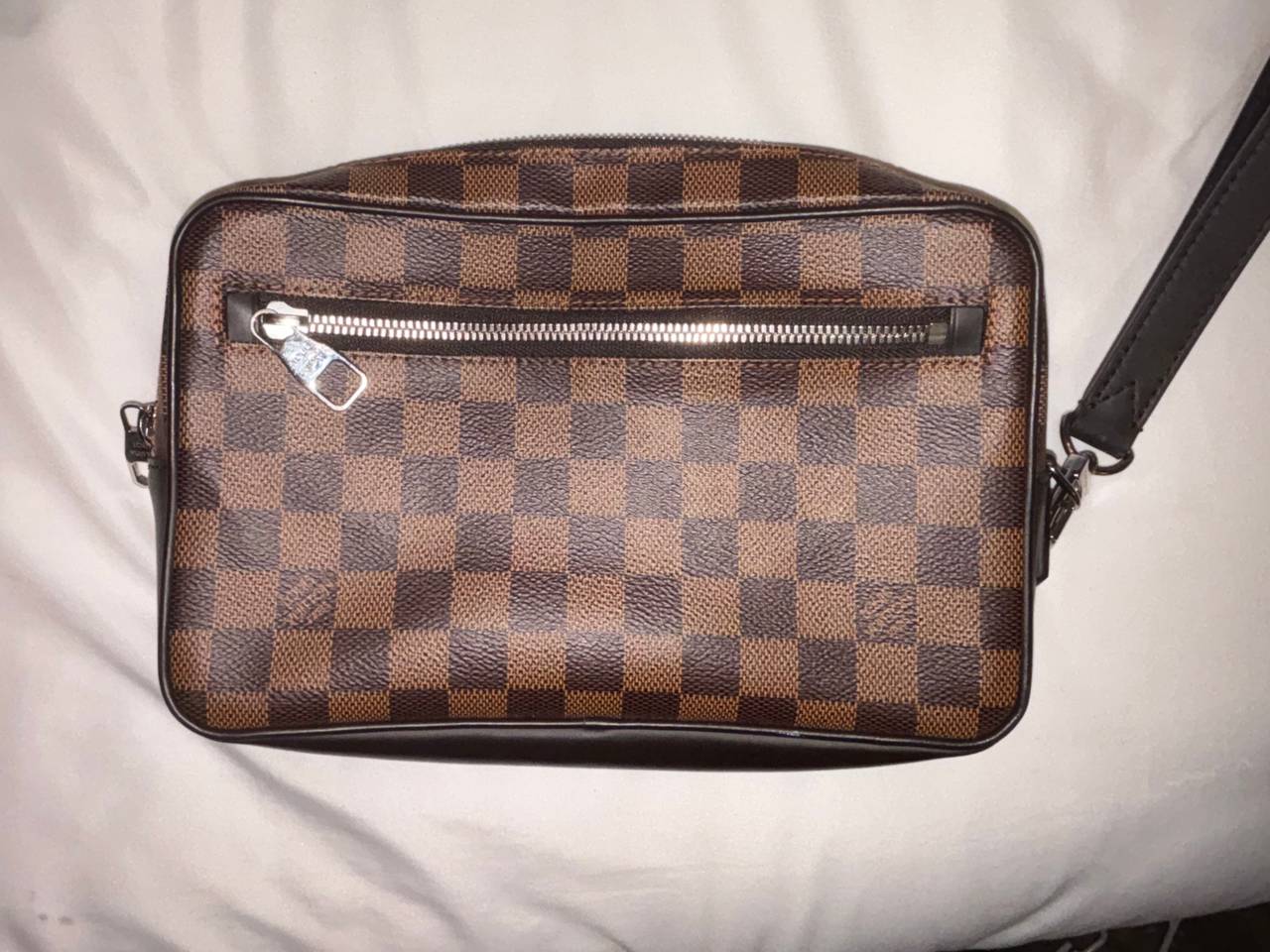 Louis Vuitton Damier Ebene Canvas Pochette