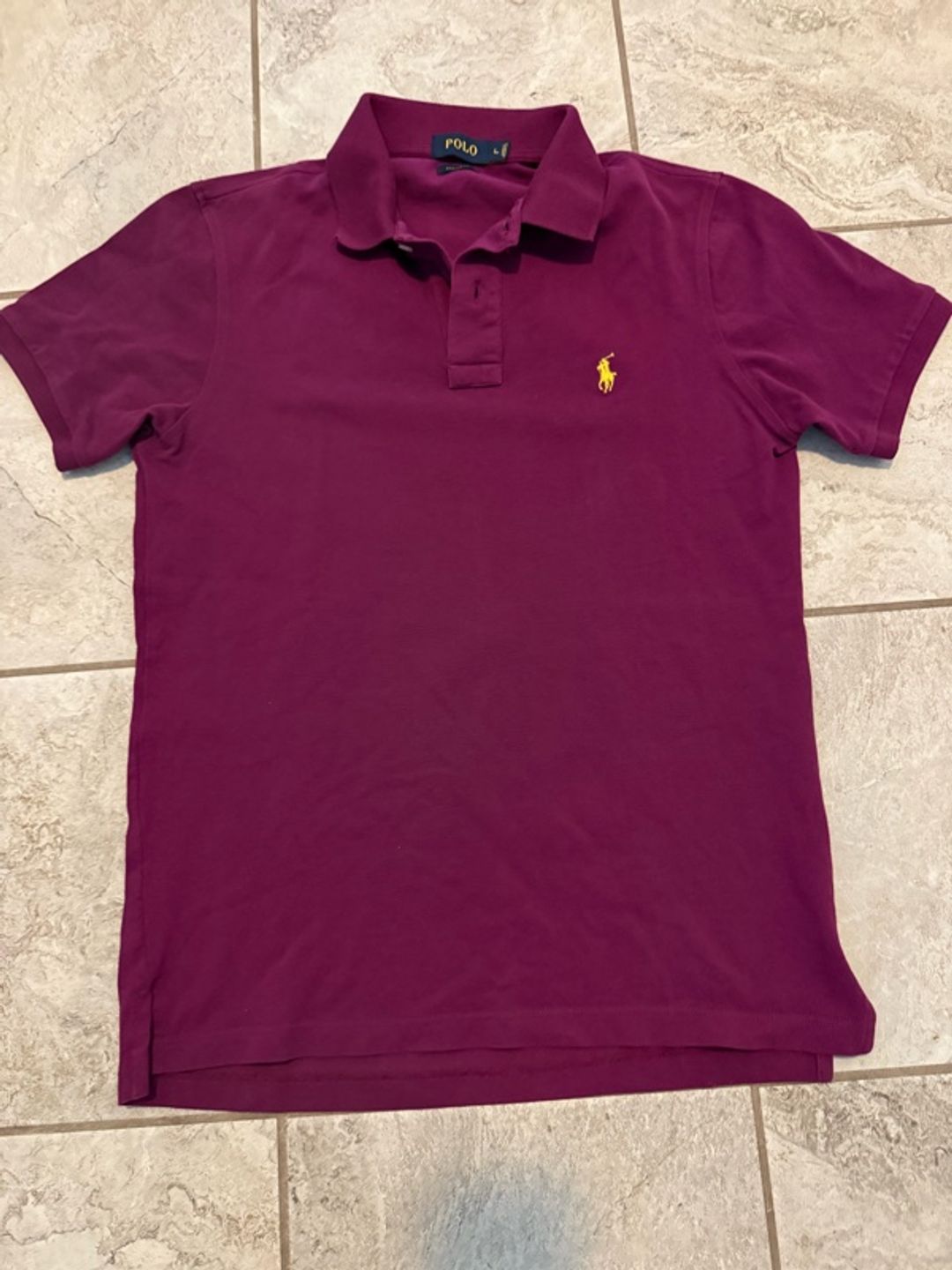 Ralph Lauren Polo Shirt Men's Purple- Size L.