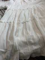 En Crème Embroidered Sleeve Tiered Mini Dress - Image 5