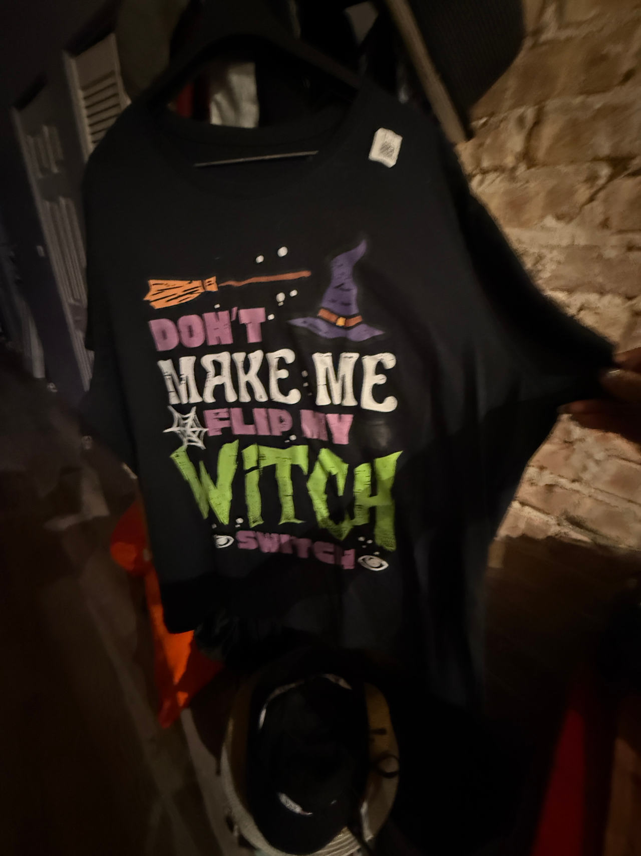 Don't Make Me Flip My Witch Switch Halloween T-Shirt