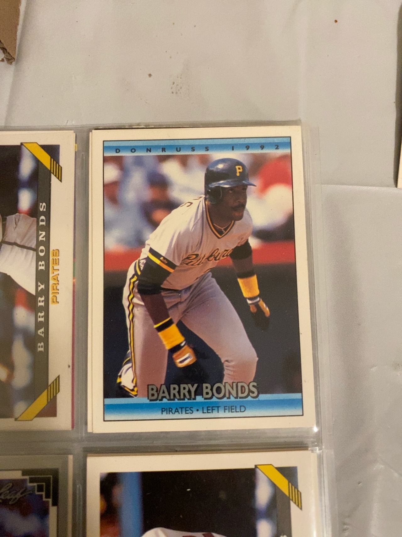 Donruss 1992 Barry Bonds #243 Error Card