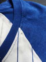 New Era Texas Rangers Women's Pinstripe Raglan T-Shirt - Image 6