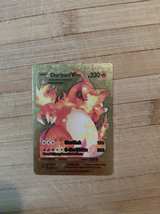 Charizard VMAX Gold Metal Custom Card - Image 2