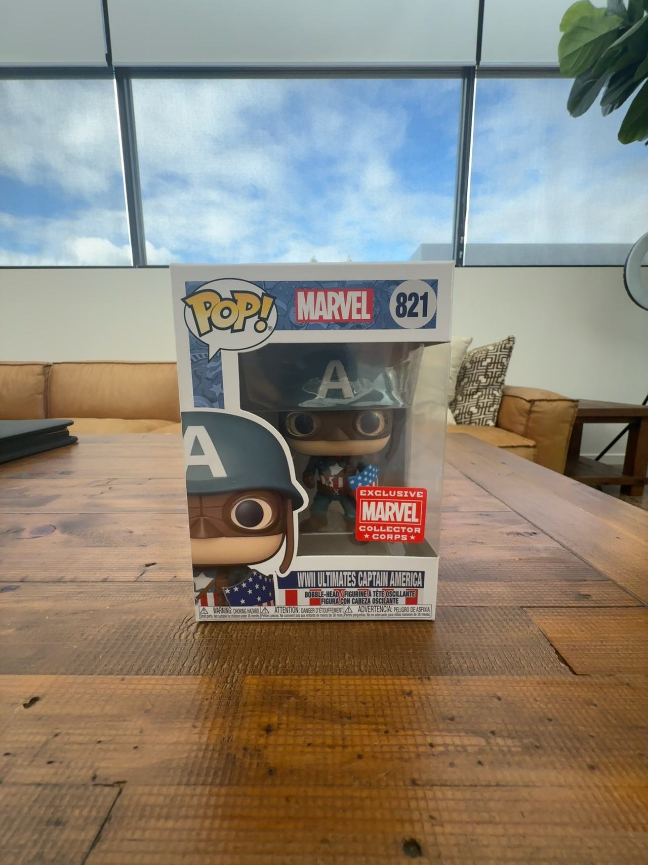 Funko Pop! Marvel WWII Ultimates Captain America #821