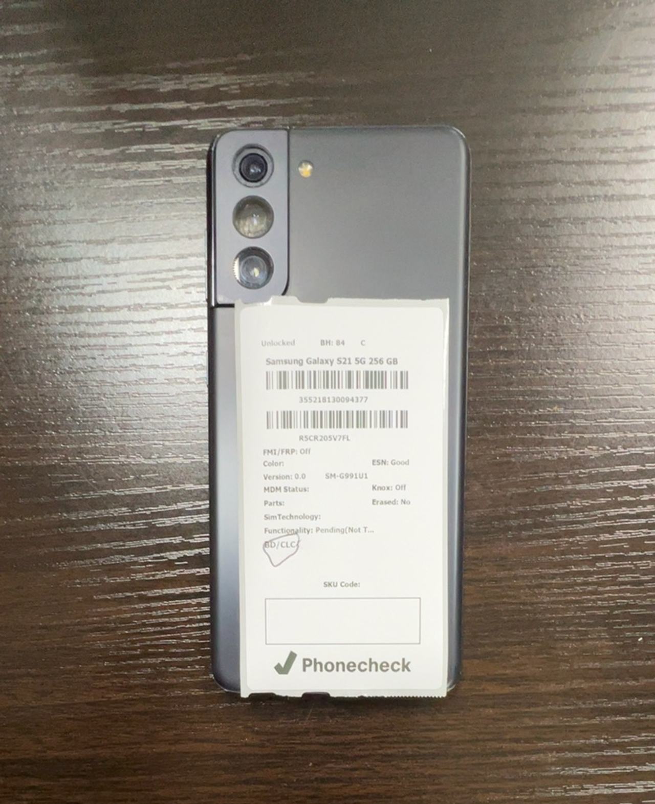 Samsung Galaxy S21 5G Phantom Gray-Parts Only!!!
