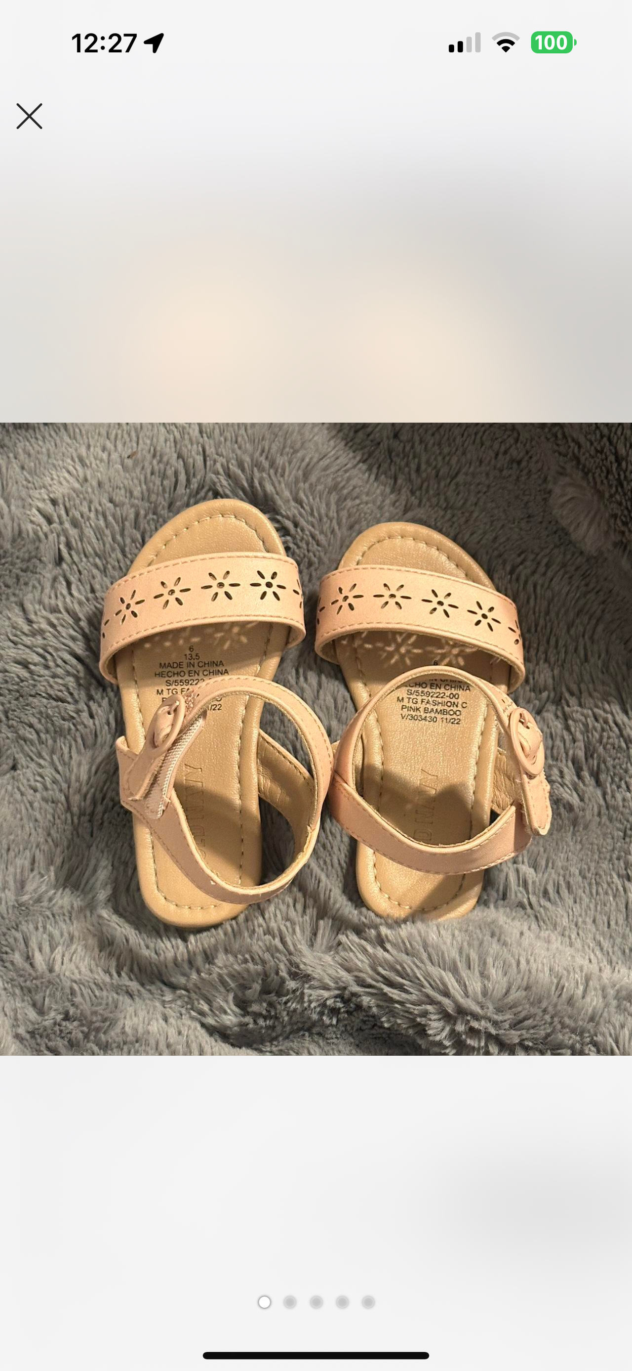 Toddler Girl Sandals size 6 from Old Navy 