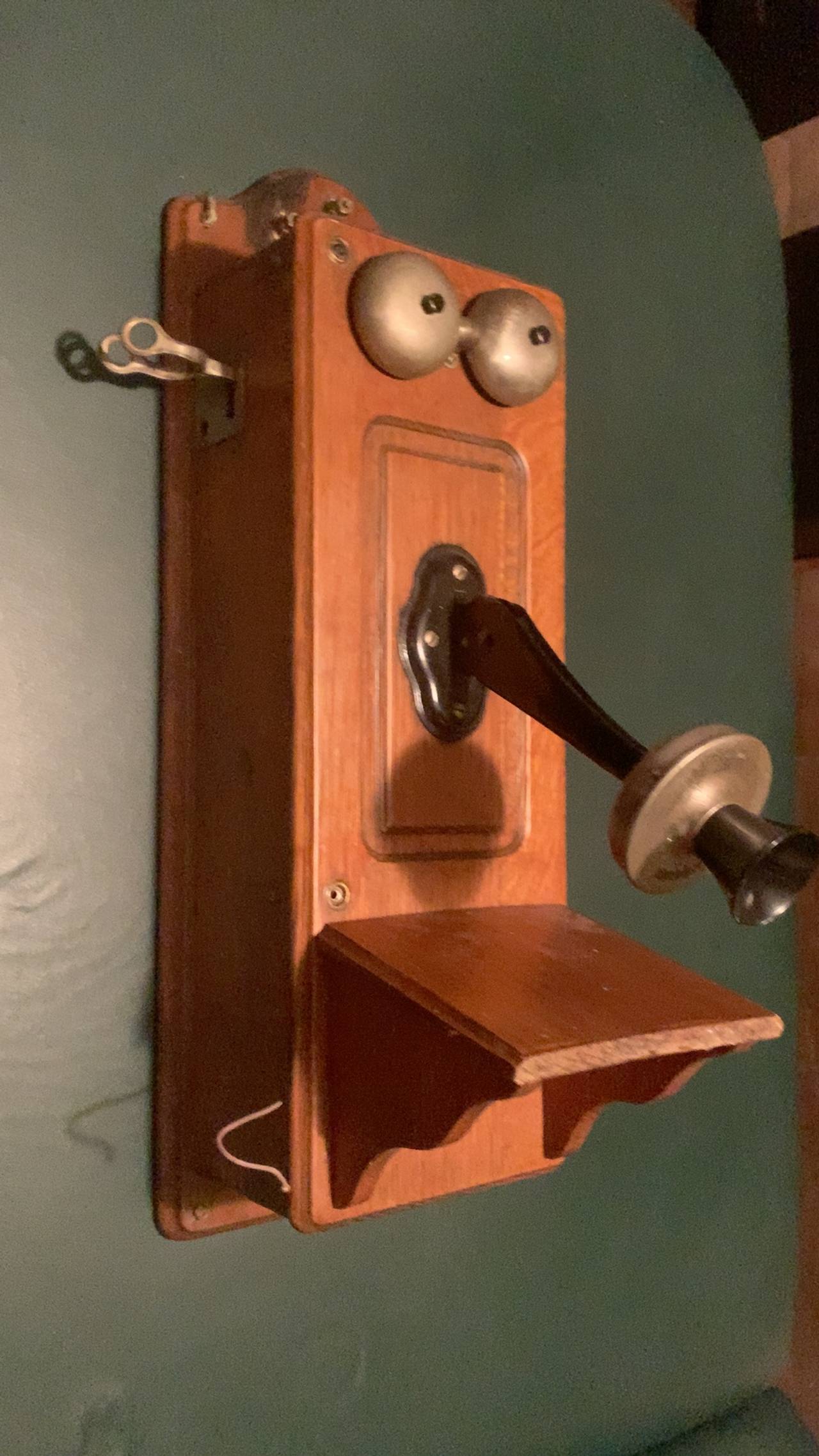 Kellogg Oak Wall Mount Telephone
