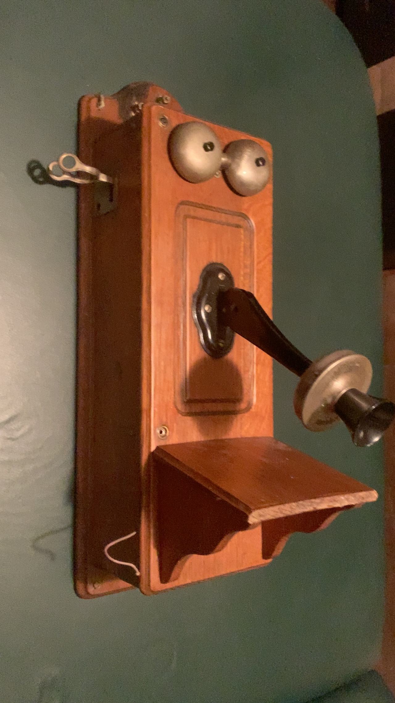 Kellogg Oak Wall Mount Telephone