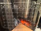 **MUST GO**
Clear Acrylic Magnetic Calendar for Fridge-set of 2 Daily/Month - Image 4