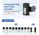 Anti-Theft Video Doorbell Mount Compatible with Ring/Blink Wireless Video  - Image 2