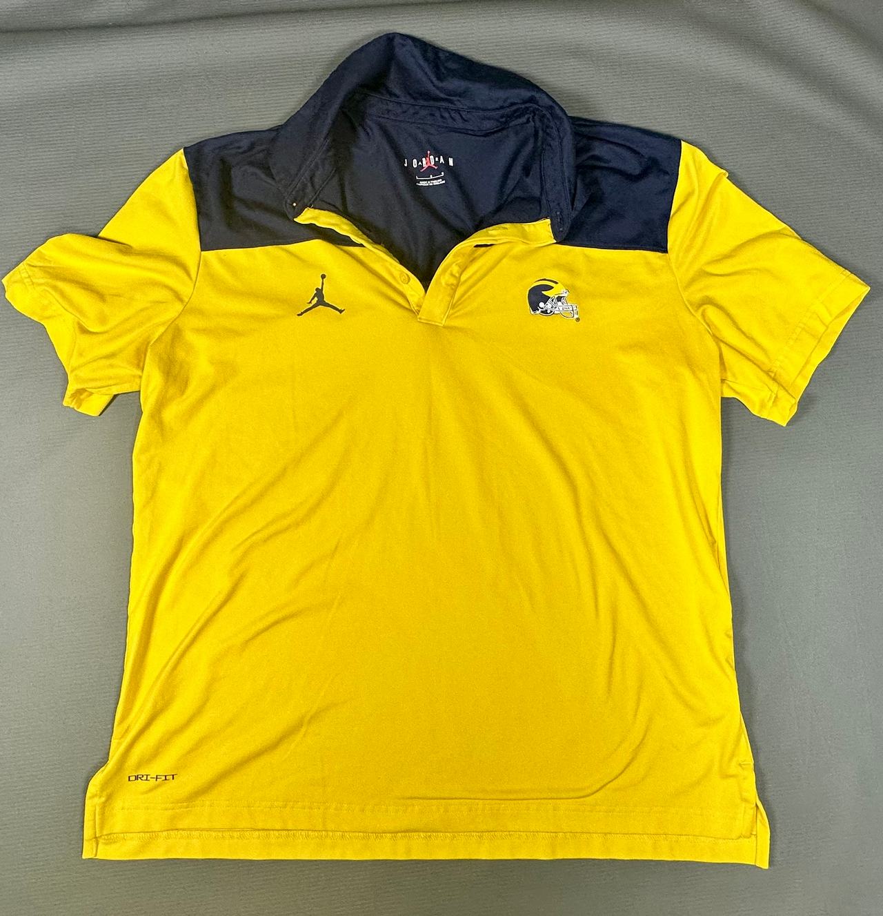 Jordan Brand Michigan Wolverines Dri-FIT Polo Shirt