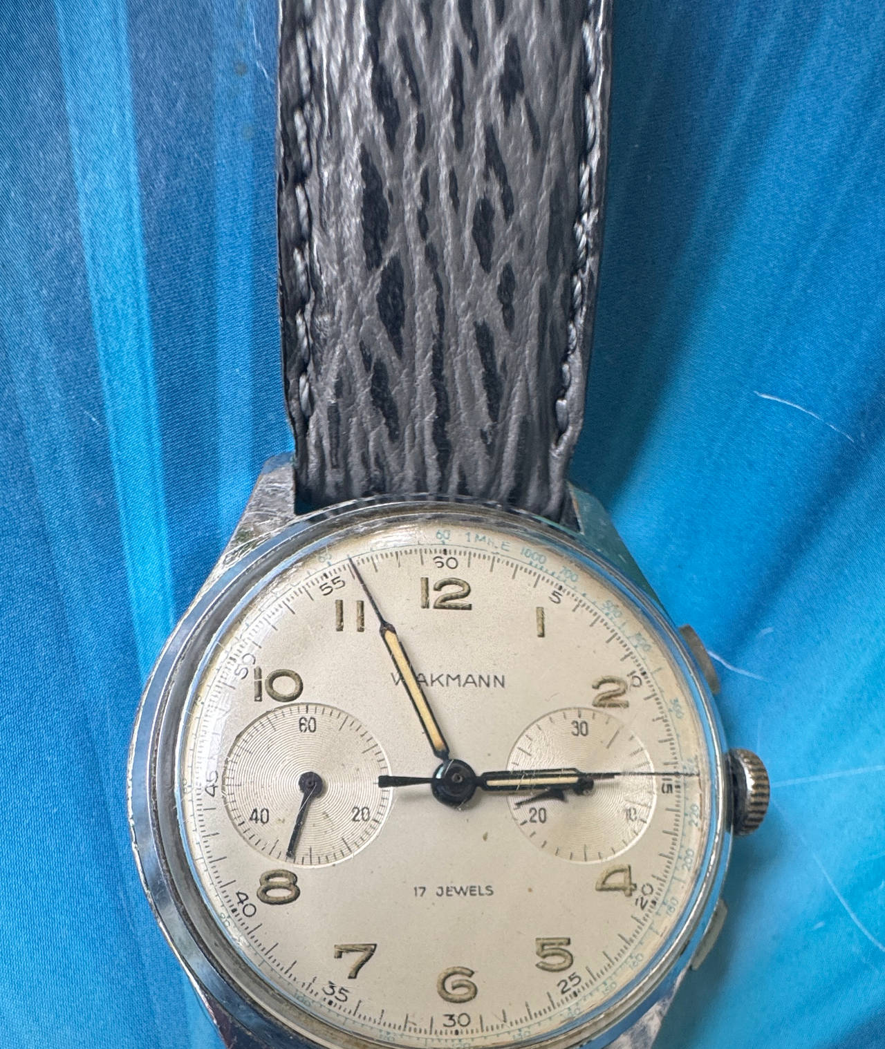 Wakmann Vintage 17-Jewel Chronograph