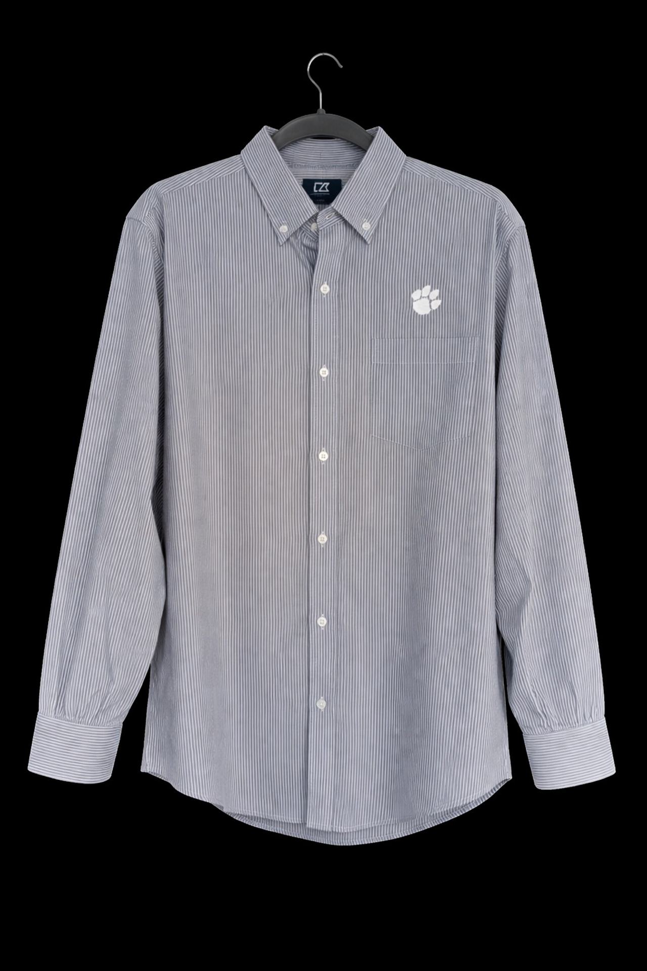 Cutter & Buck Clemson Tigers Men's Large Stretch Button Down Shirt