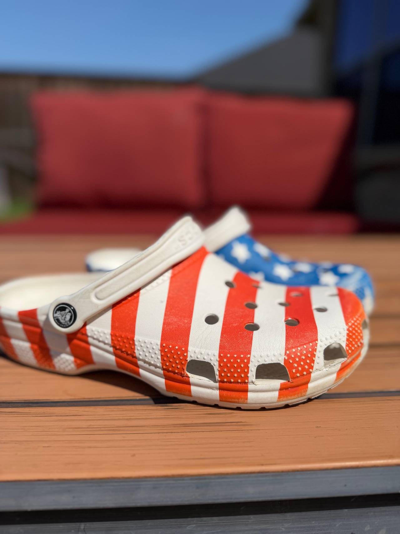 Crocs Classic American Flag Clogs
