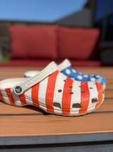 Crocs Classic American Flag Clogs - Image 1