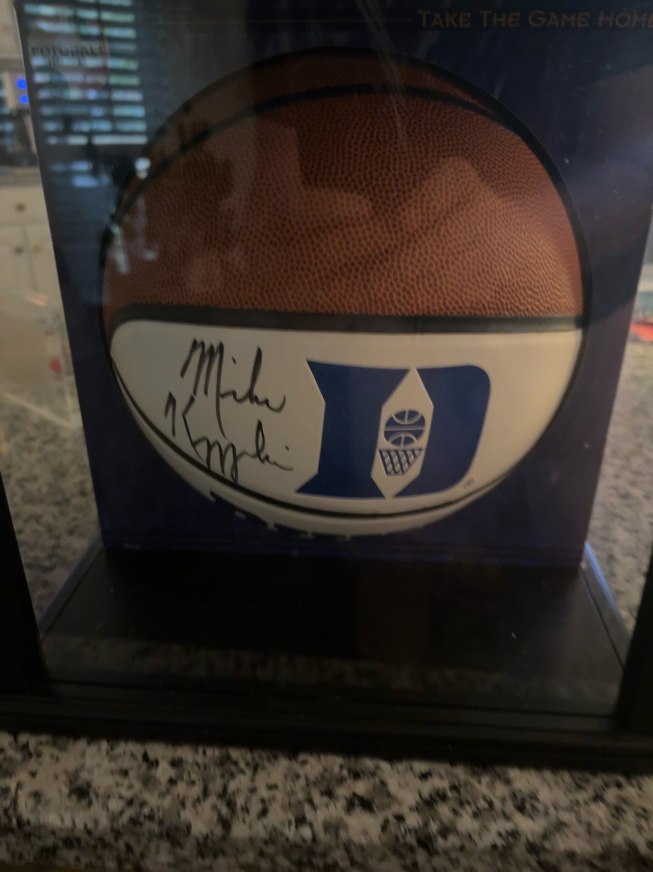 Nike Coach K Signed Duke Basketball