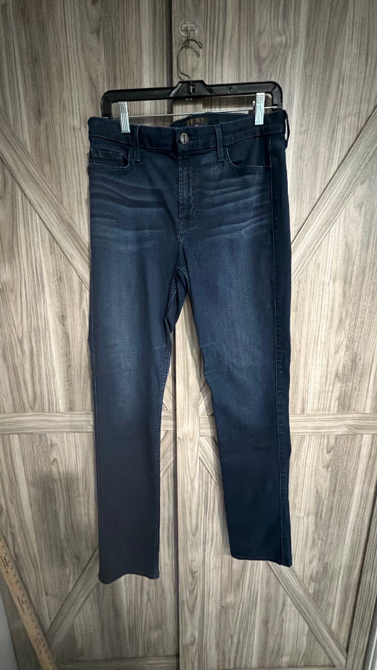 Jen7 by 7 For All Mankind Slim Straight Jeans Dark wash size 10