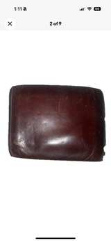 Rolf’s Cowhide Vintage Brown Leather Wallet - Image 8