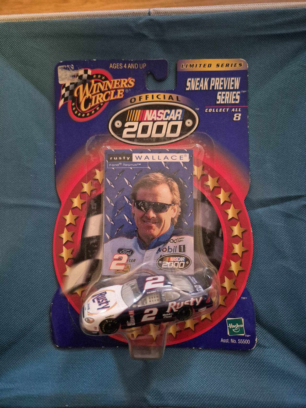 Winner's Circle NASCAR 2000 Rusty Wallace Ford Taurus #2 Sneak Preview Series