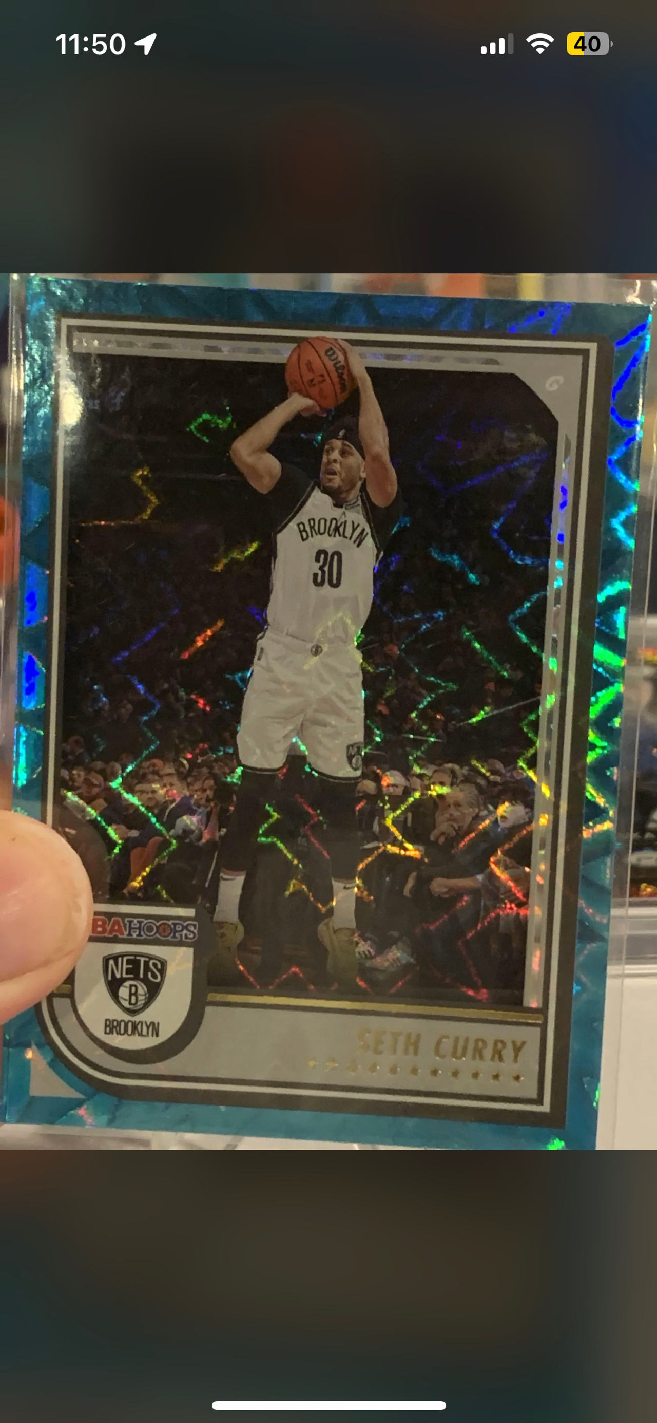 Seth Curry Brooklyn Nets Basketball Card