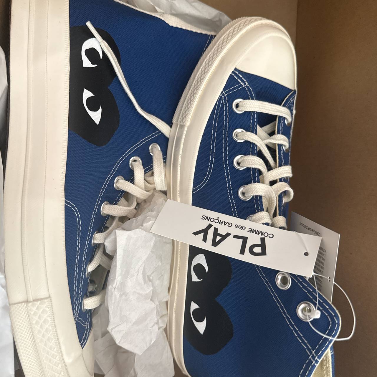Comme des Garçons Play x Converse Chuck Taylor All Star 'Blue' 12 W/ 10 M