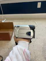 Canon DC310 DVD Camcorder Silver - Image 1