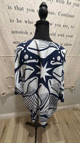 Farm Rio Casbah Kimono Reversible Navy - Image 2