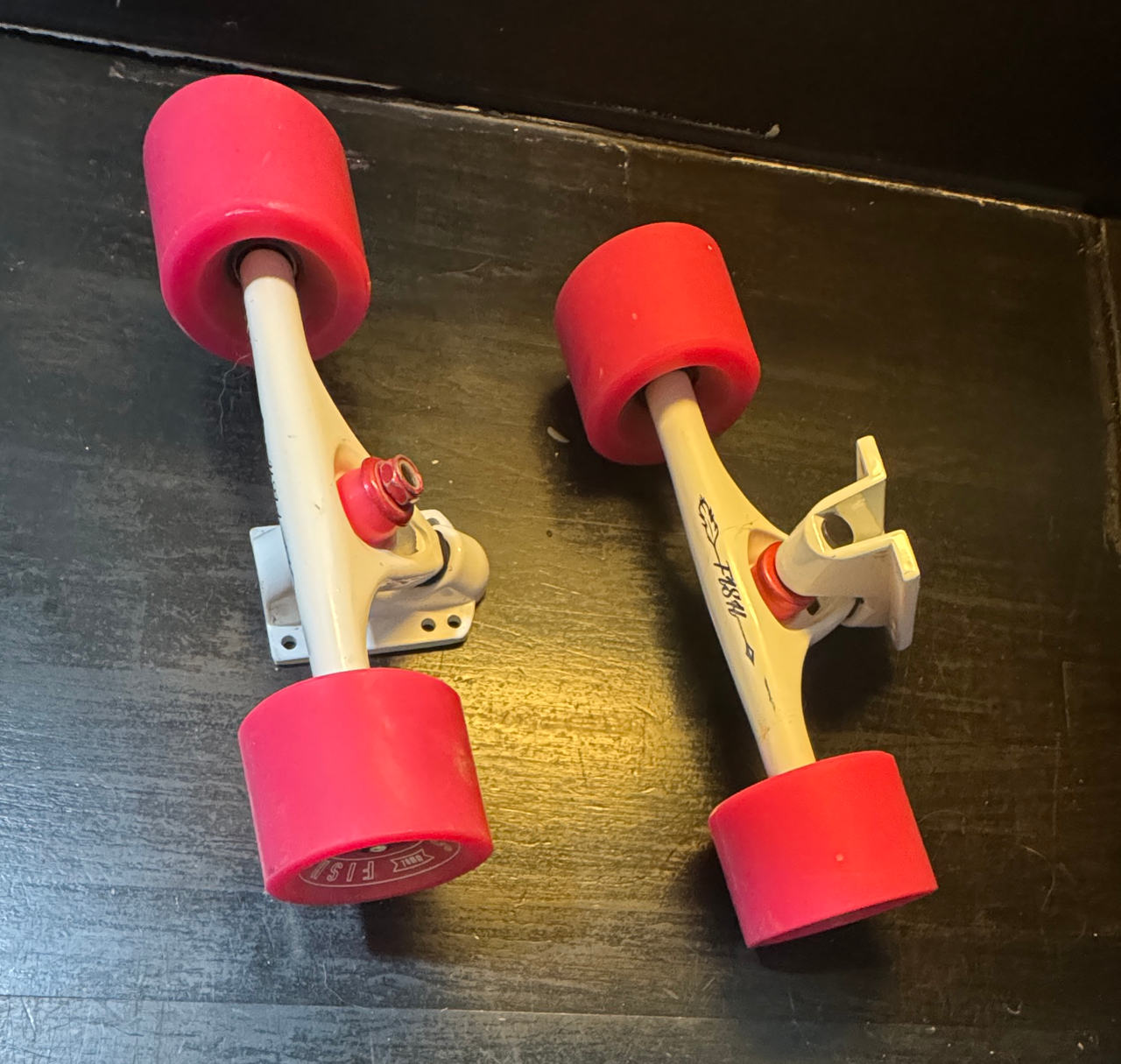 Fish Skateboards Longboard Trucks and Wheels Set