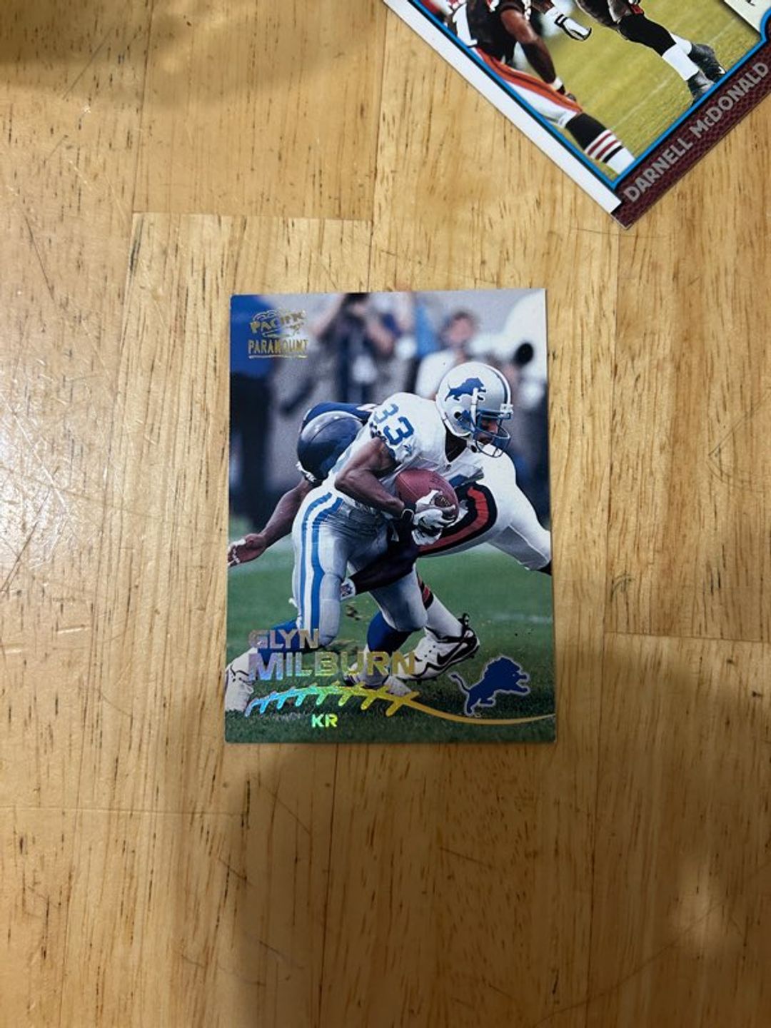 1999 Paramount Football Card - Glyn Milburn