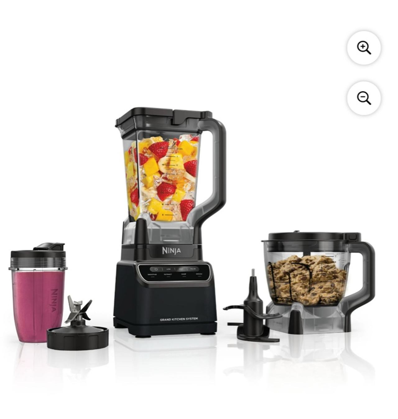 Ninja Grand Kitchen System Blender, Smoothie, Chop, Dough, 4 Preset Programs, 3