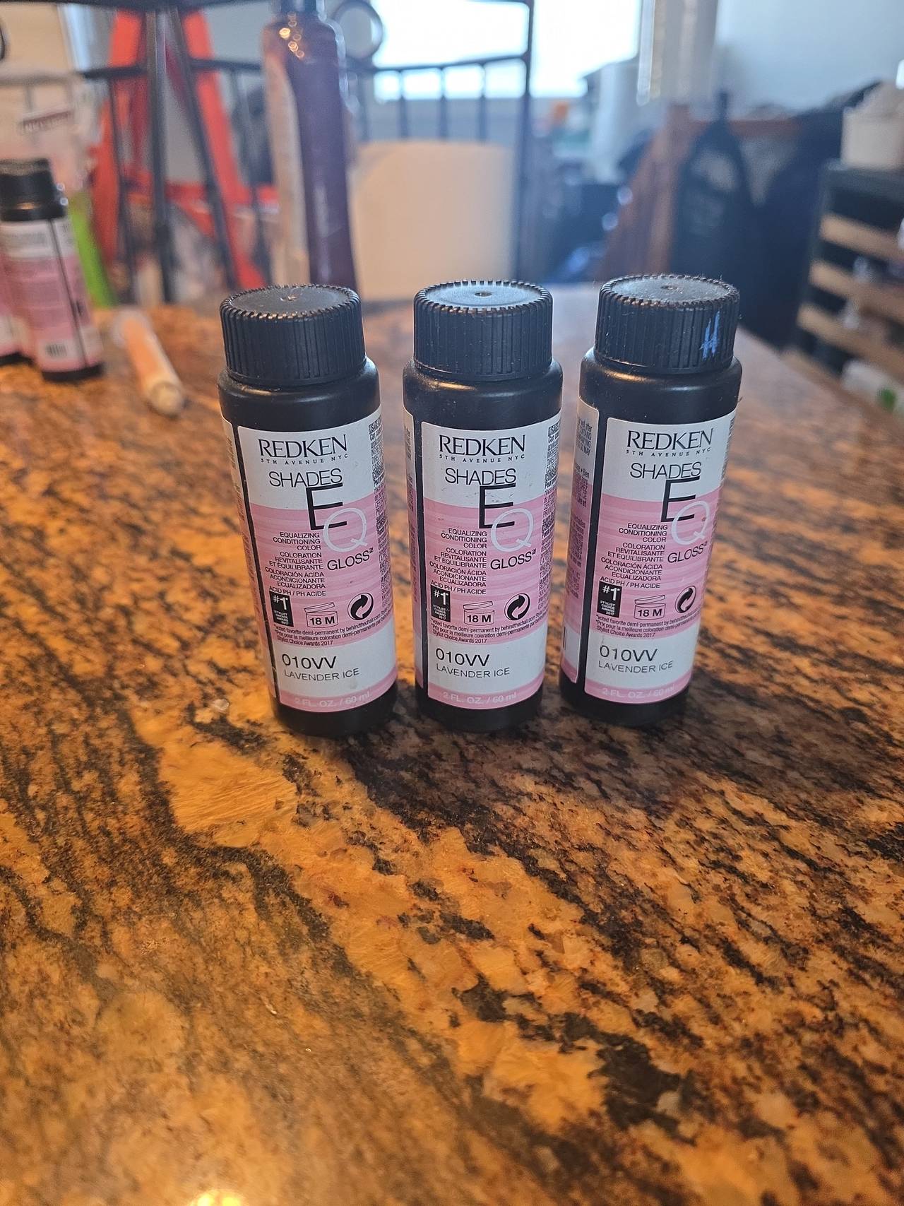3pcs Redken Shades EQ Gloss 010VV Lavender Ice