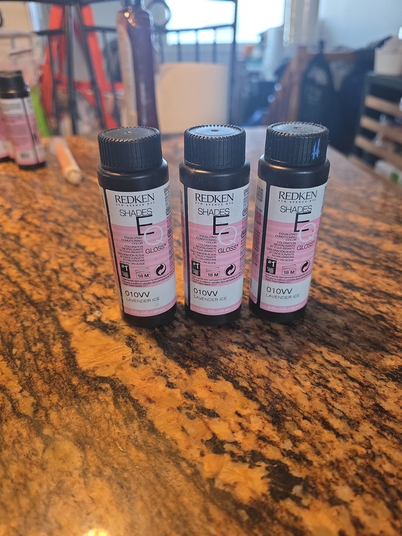 3pcs Redken Shades EQ Gloss 010VV Lavender Ice